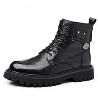 Elegante Business Stiefel für Herren in Schwarz