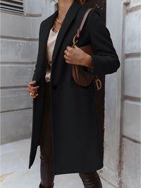 Eleganter Damen Wollmantel | Charmer in Schwarz
