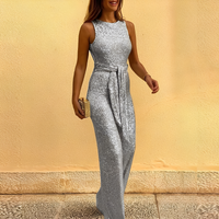 Victoria - Eleganter und stilvoller Jumpsuit in Silber