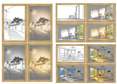LED Leuchtenbild – Luminza