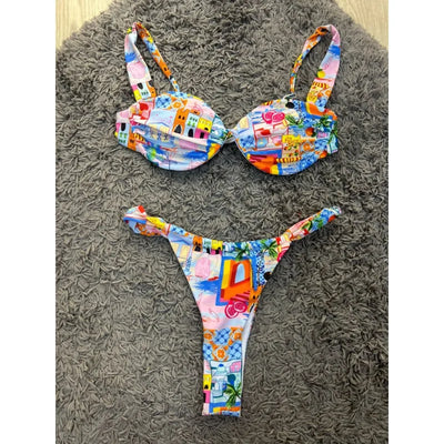 Fatima® | Bedruckte Stützbademode mit Bügel