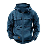 Albrecht® | Premium Robuste Militärjacke für Männer in Blau