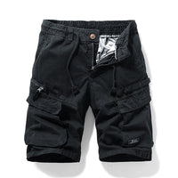 Alessio - Camo Kurzehose in Schwarz