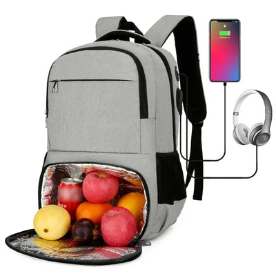 Unisex Multifunktional Groß Isoliertes Lunchfach Rucksack | Reise