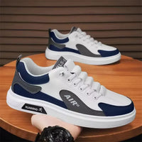 Aldous | Lässige Leder-Sneaker in Blau