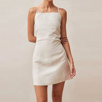 Daniela | Elegantes und stilvolles Minikleid in Beige