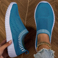 Marlene | Damen Atmungsaktive Freizeit Sneaker in Hellblau