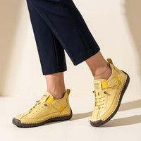 Claudia | Damen Sportliche Flexible Sneaker in Gelb