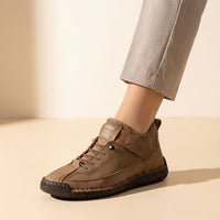 Claudia | Damen Sportliche Flexible Sneaker in Braun
