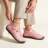 Claudia | Damen Sportliche Flexible Sneaker in Rosa