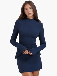 Elegantes Abendkleid für stilvolle Anlässe in Marineblau