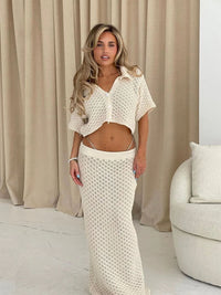 Lana | Sommer-Strickset in Beige