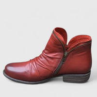 Helena | Damen Orthopädische Komfortstiefel in Rot
