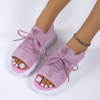 Addison | Konturiertes Fußbett Fußgewölbestütze Sandalen in Rosa
