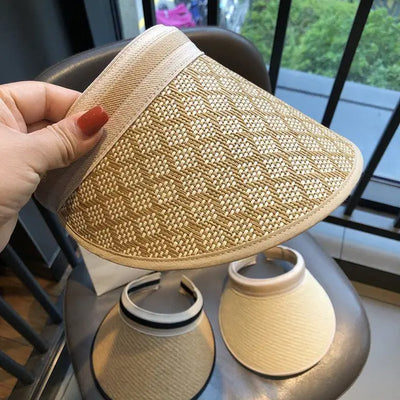 Strohhut Visiere Strand Damen Premium Hut