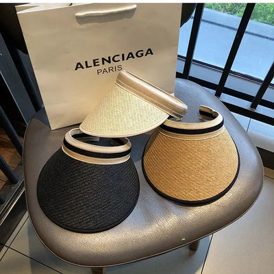 Strohhut Visiere Strand Damen Premium Hut