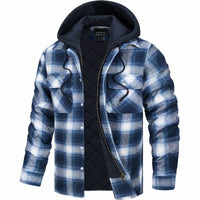 Stylische Herren-Winterjacke mit Futter – warm und vielseitig für alle Gelegenheiten in Dunkelblau