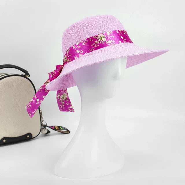 Sommermode Hut mit schicker Krawatte