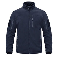 Trendige taktische Herren-Fleecejacke - Rodd in Dunkelblau