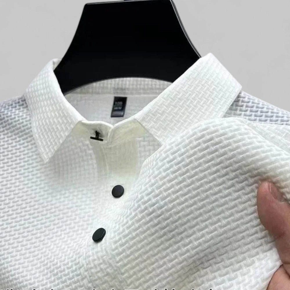 Luca | Elegantes kurzen Ärmeln Polo T Shirt