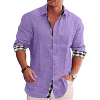 Titus - Das stylische Designer Hemd in Lila