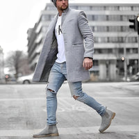 Yuri - Der elegante und einzigartige Mantel in Grau