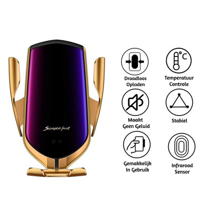 Automatische Telefonhalter mit kabellosem Ladegerät – GripCharge