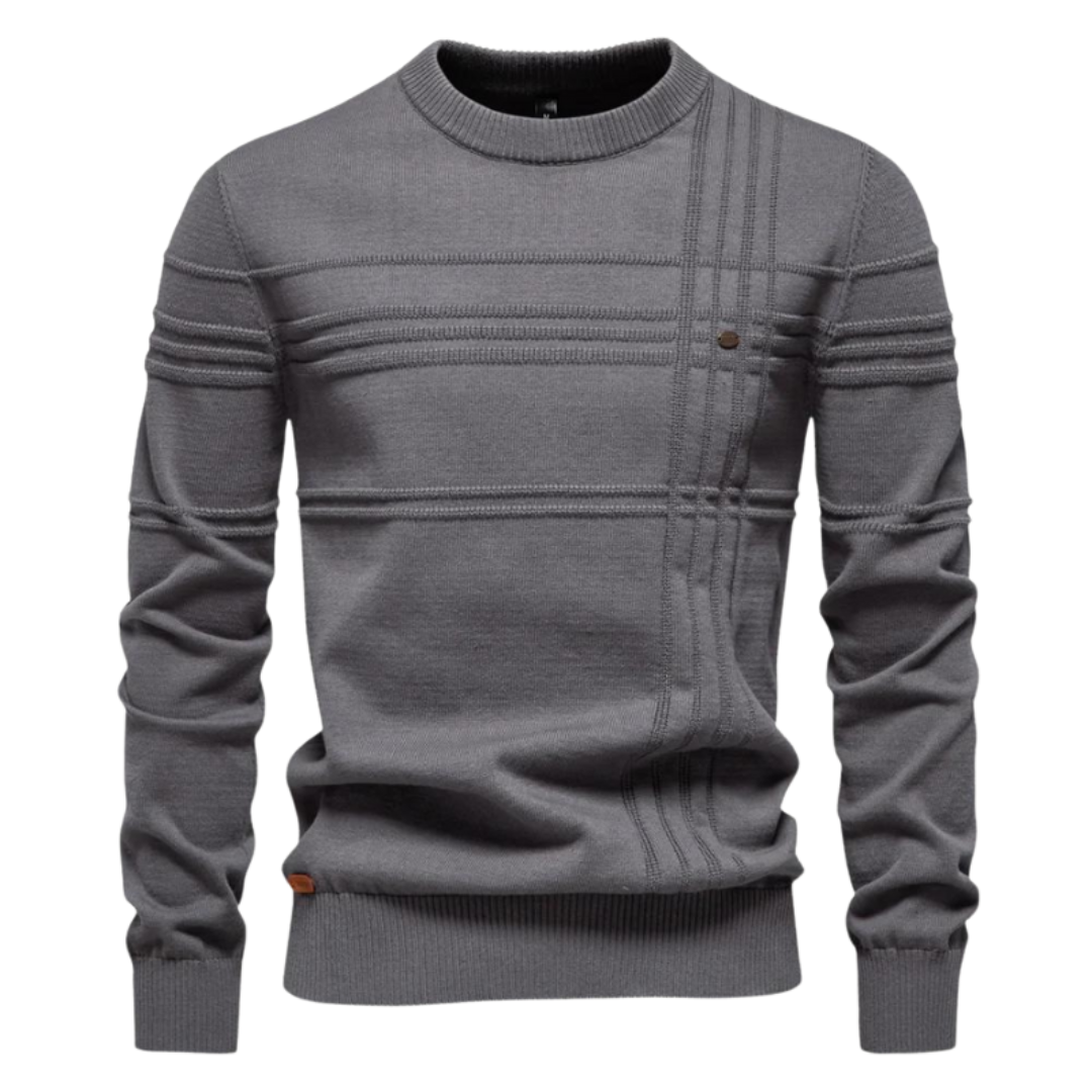 Maziarz - Eleganter Pullover Mit Karomuster