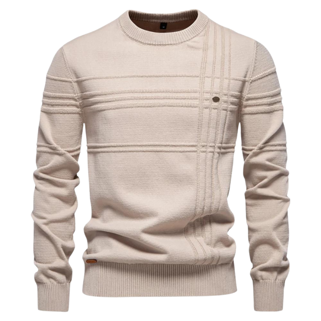 Maziarz - Eleganter Pullover Mit Karomuster