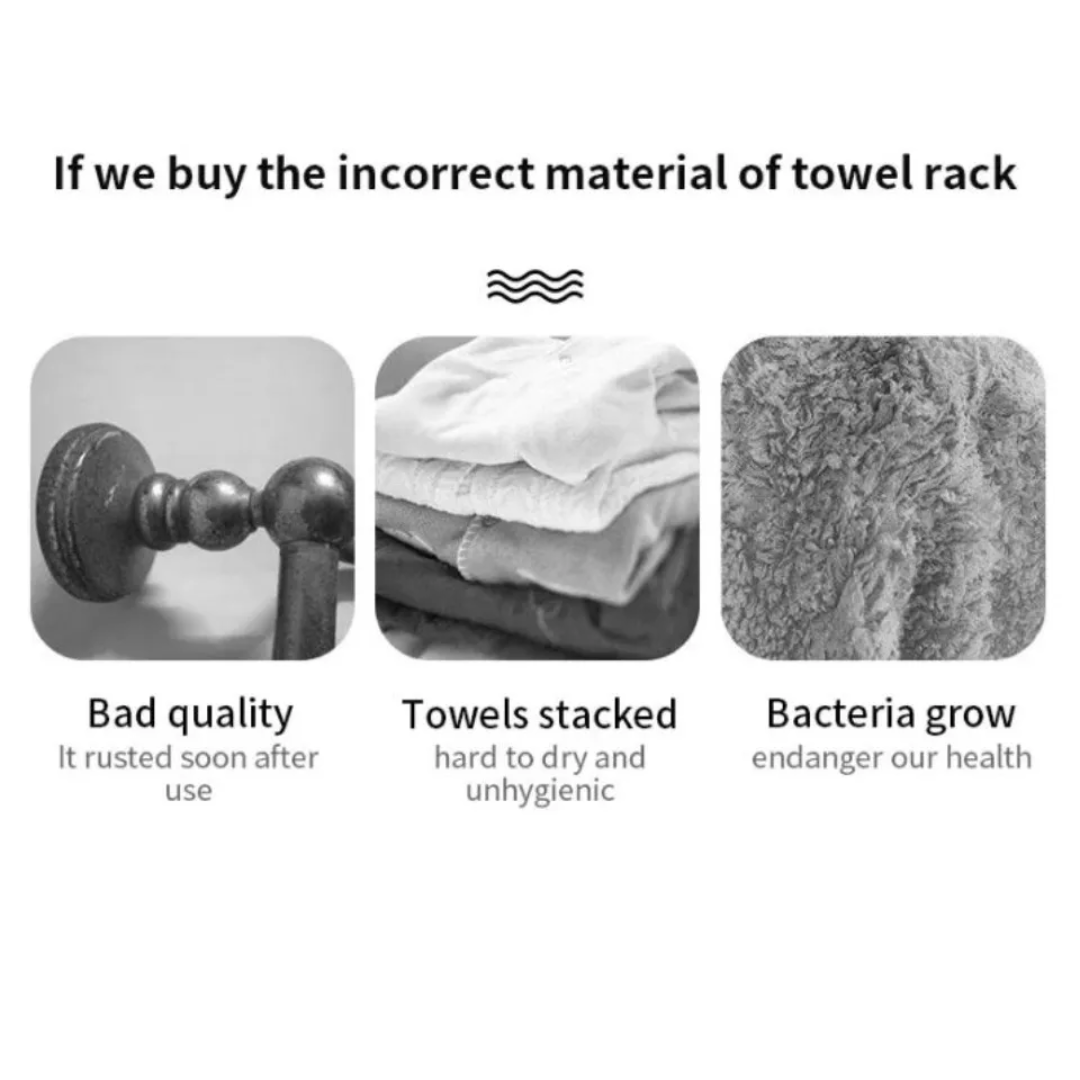 Schnelltrocken™ Platzsparendes Design