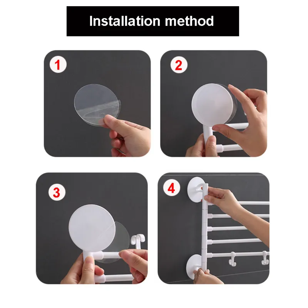 Schnelltrocken™ Platzsparendes Design