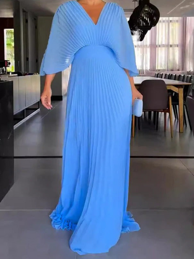 Luana | Klassisches einfarbiges Kleid