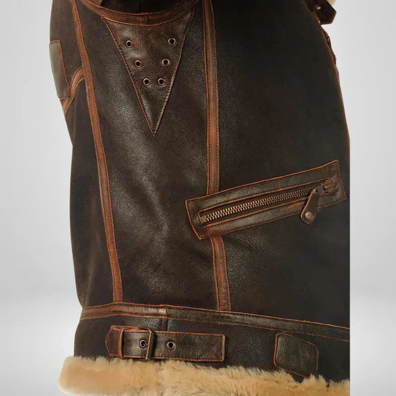 HUNTER™ Original Herren Leder Winterjacke