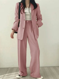 Helena | Damen Regular Fit Anzug Set in Rosa
