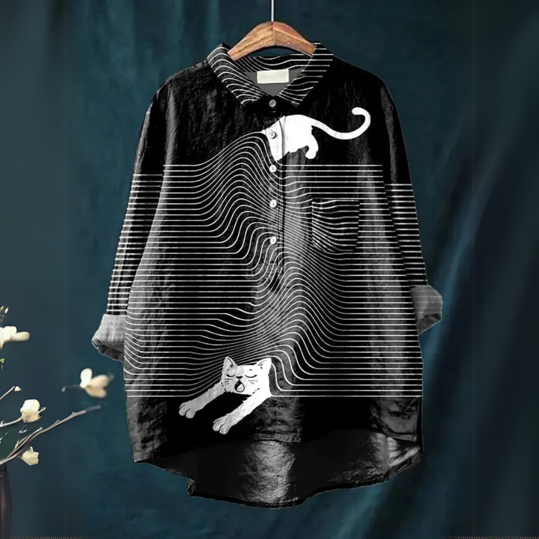 Coco™ - Katzenkunst Shirt