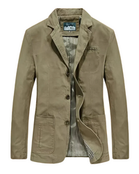 Lorenz® | Lässige Herrenjacke in Khaki