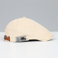 Liam | Stilvolle Baskenmütze in Beige