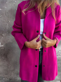 Lässige Kapuzenjacke für Frauen - Valma in Lila