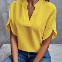 Louisa® | Elegante und luxuriöse Bluse in Gelb