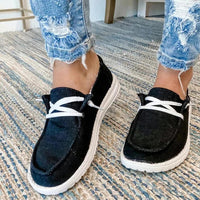 Loafer-Sneaker für Damen in Schwarz