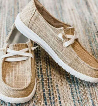 Loafer-Sneaker für Damen in Khaki
