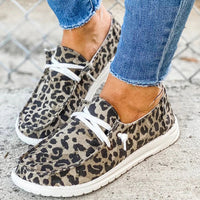Loafer-Sneaker für Damen in Leopard