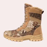 Herren Stiefel mit Rutschfester Sohle in Hellbraun