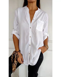 Lila® | Schickes Glamour-Top in Weiß