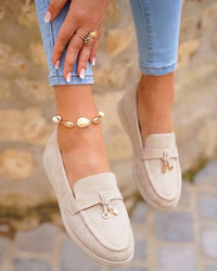 Romy | Elegante Komfort-Loafer in Hellbeige