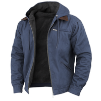 Wasserabweisende Regenjacke für Outdoor-Aktivitäten – Elegantes Design für Stadt und Natur in Blau