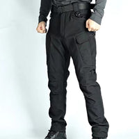 Herren-Wanderhose mit elastischer Passform – Outdoor-Trekkinghose für aktive Abenteuer in Schwarz