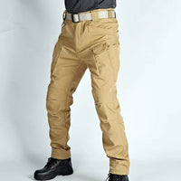 Herren-Wanderhose mit elastischer Passform – Outdoor-Trekkinghose für aktive Abenteuer in Khaki