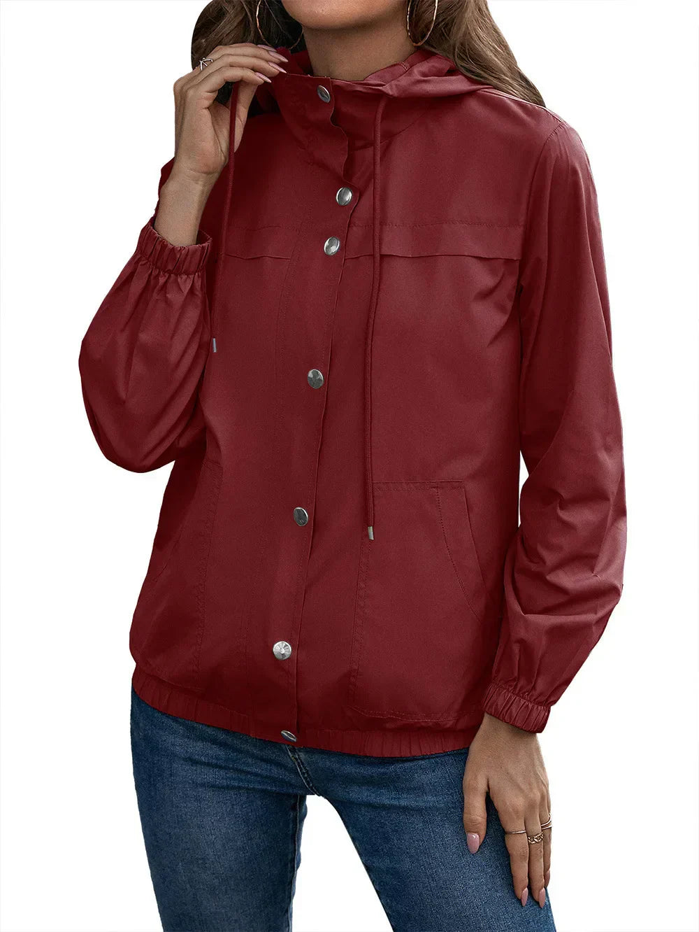 Johanna | Wasserdichter Trenchcoat mit Kapuze