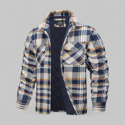 Tobias | Bequeme karierte Flanellhemdjacke